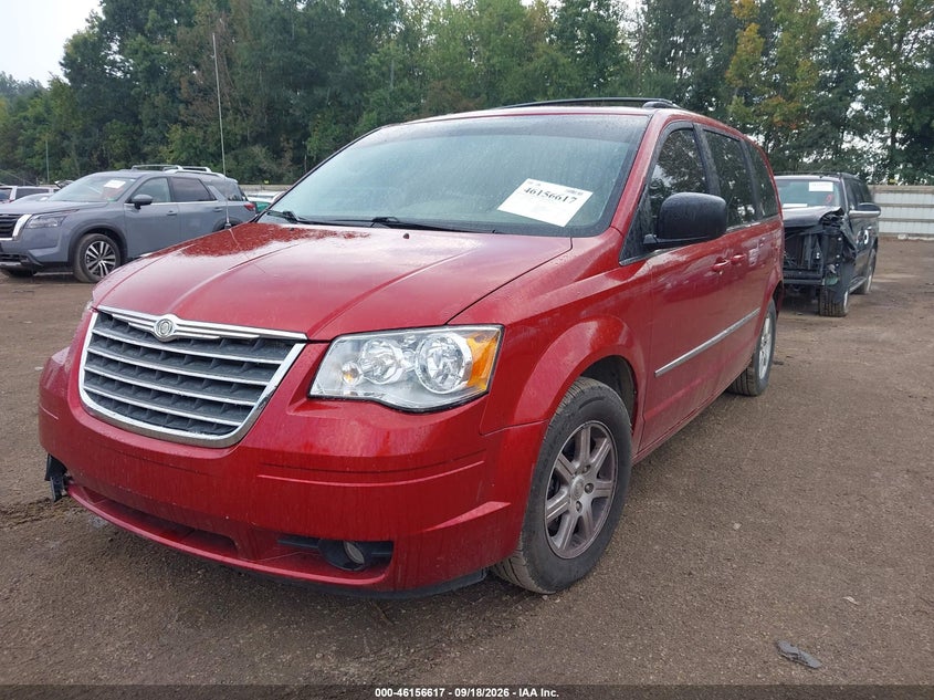 Vin: 2a4rr5d17ar174078, lot: 46656417, chrysler town & country touring 20102