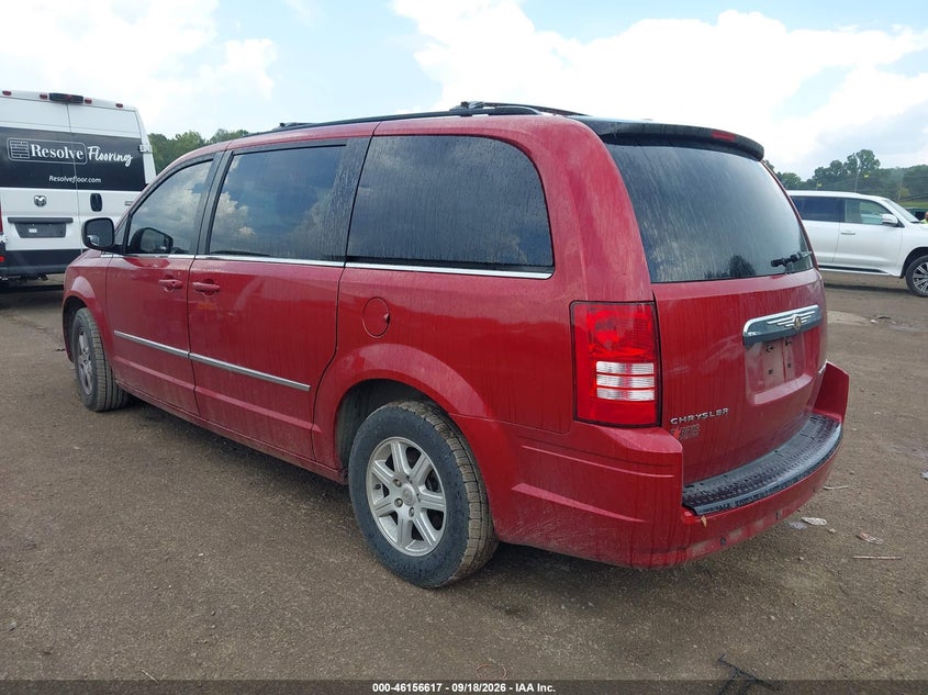 Vin: 2a4rr5d17ar174078, lot: 46656417, chrysler town & country touring 20103