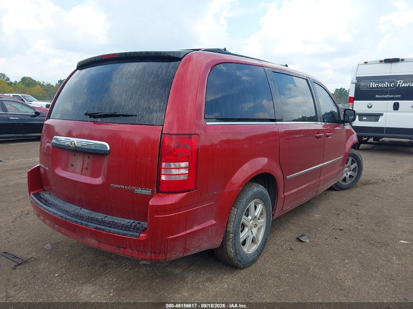 Vin: 2a4rr5d17ar174078, lot: 46656417, chrysler town & country touring 20104