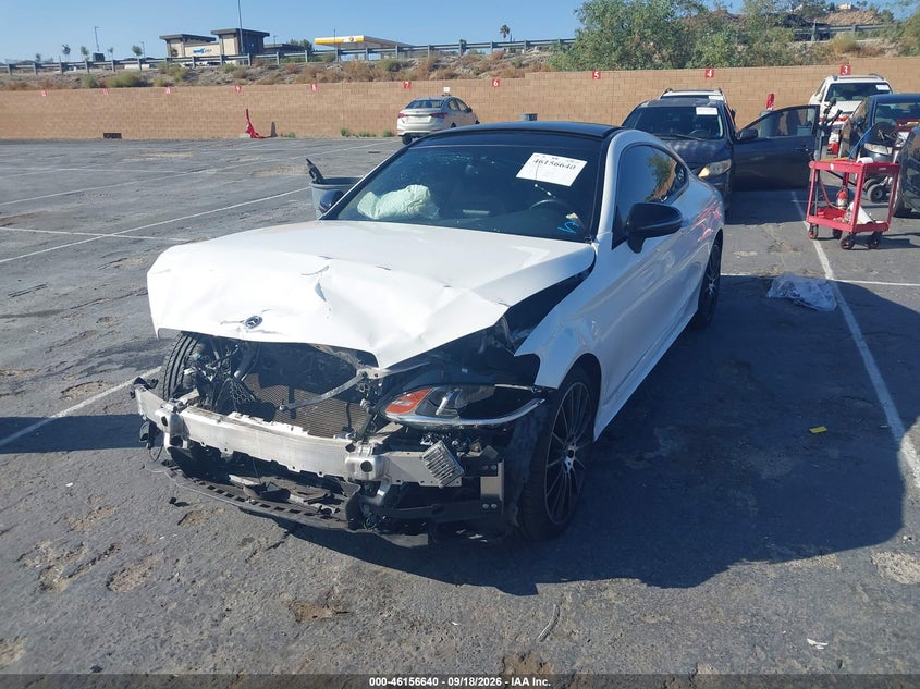 Vin: wddwj4jb5jf715911, lot: 46656439, mercedes-benz c 300 20182