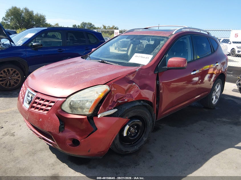 Vin: jn8as5mt7aw006624, lot: 46656444, nissan rogue sl 20102