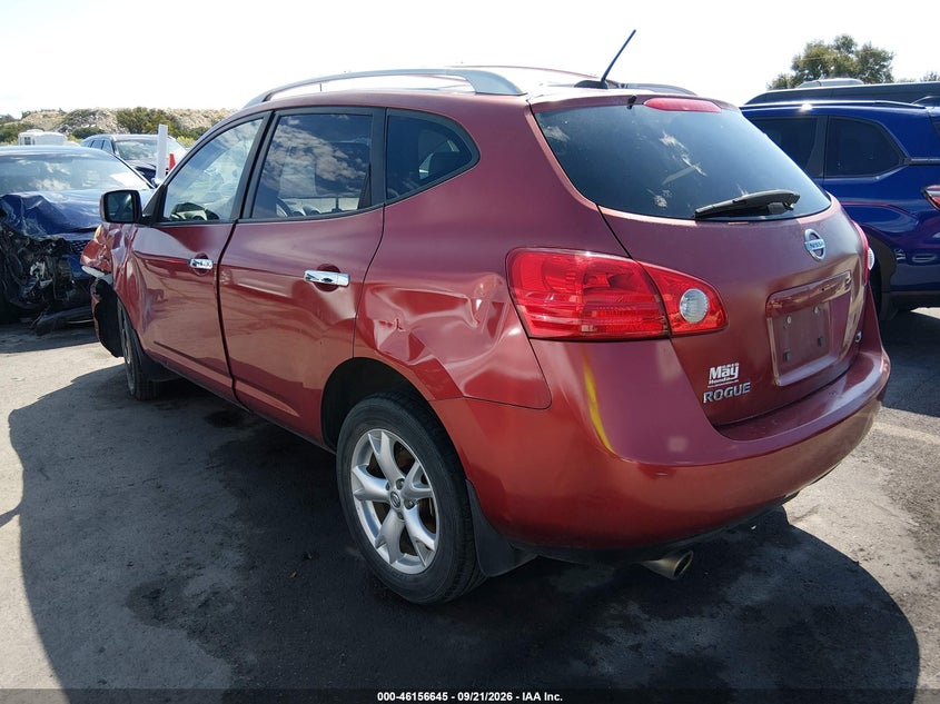 Vin: jn8as5mt7aw006624, lot: 46656444, nissan rogue sl 20103