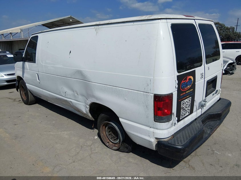 Vin: 1ftne1ew8ada61858, lot: 46656448, ford e-150 commercial/recreational 20103