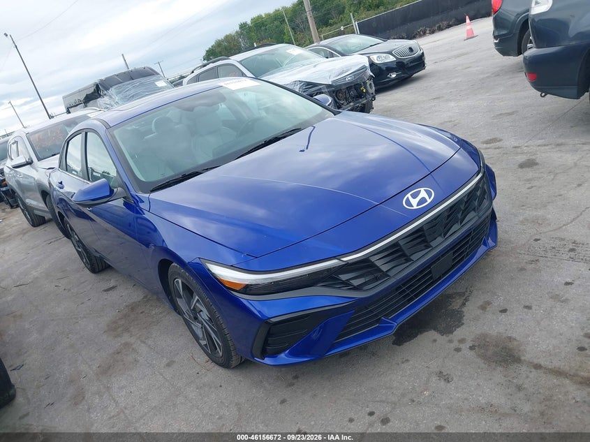 Vin: kmhln4dj3su153780, lot: 46656471, hyundai elantra hybrid limited 2025 img_1