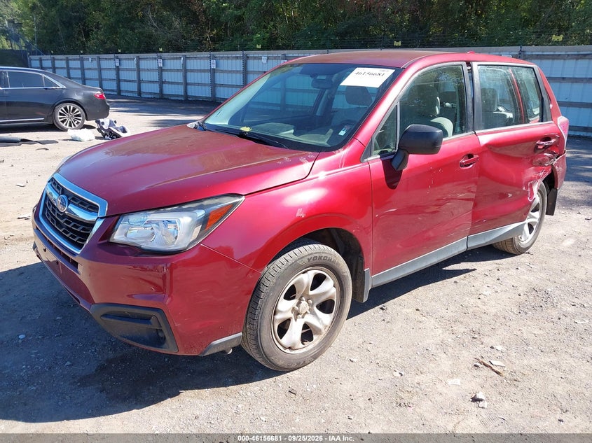 2018 Subaru Forester, Лівий зад, IAAI, VIN JF2SJAAC2JG428604 — фото 2