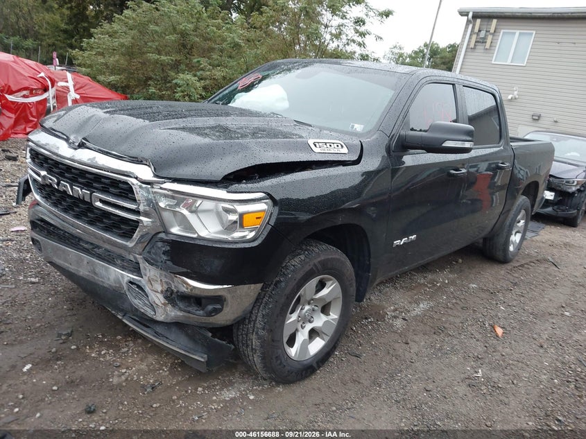 Vin: 1c6srfft5nn316126, lot: 46656487, ram 1500 big horn 20222