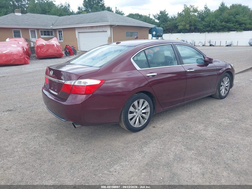 Vin: 1hgcr2f88ea068755, lot: 46656496, honda accord ex-l 20144