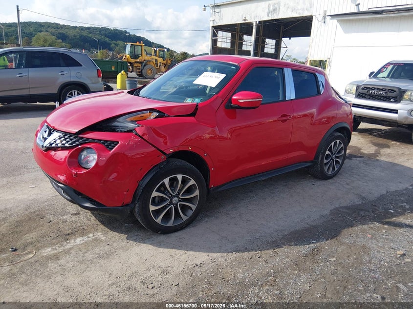 Vin: jn8af5mv9ht750288, lot: 46656499, nissan juke sv 20172