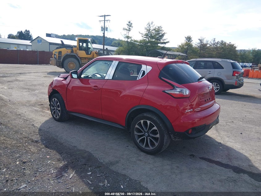 Vin: jn8af5mv9ht750288, lot: 46656499, nissan juke sv 20173