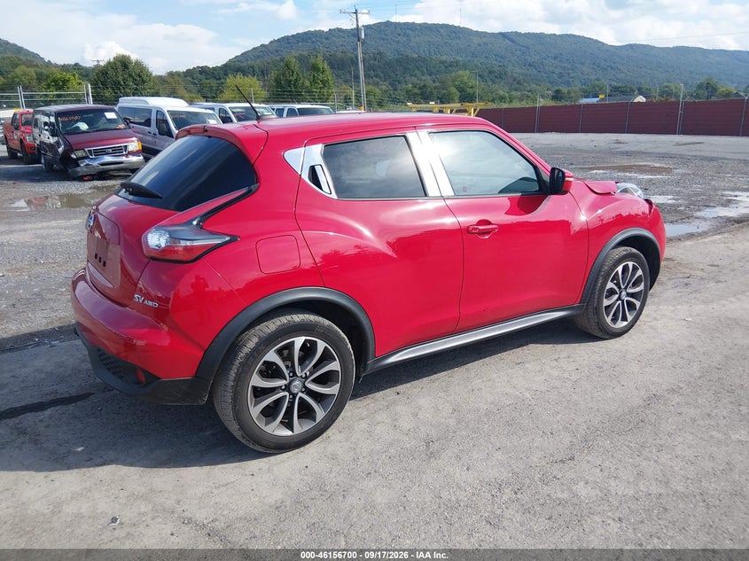 Vin: jn8af5mv9ht750288, lot: 46656499, nissan juke sv 20174
