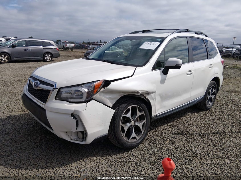 Vin: jf2sjgvc4gh517767, lot: 46656525, subaru forester 2.0xt touring 20162
