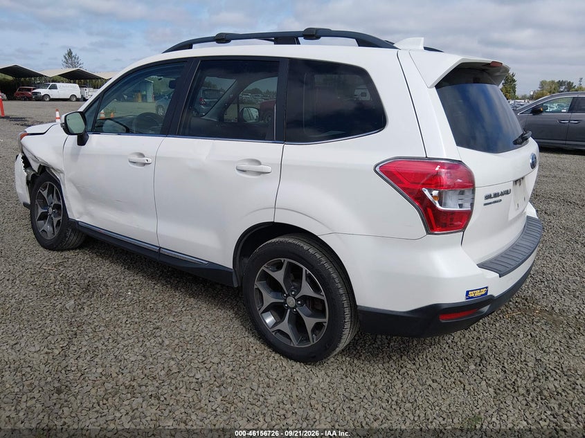Vin: jf2sjgvc4gh517767, lot: 46656525, subaru forester 2.0xt touring 20163