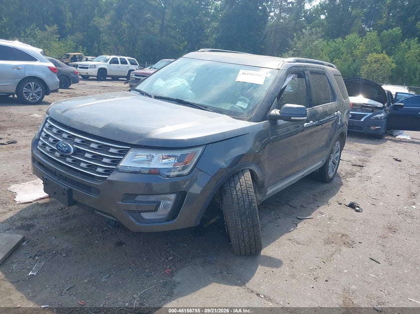 Vin: 1fm5k8f84hgc37424, lot: 46656554, ford explorer limited 20172