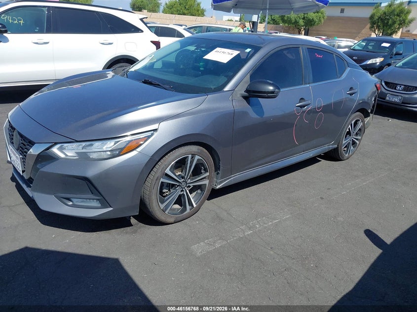 Vin: 3n1ab8dv2my251023, lot: 46656567, nissan sentra sr xtronic cvt 20212