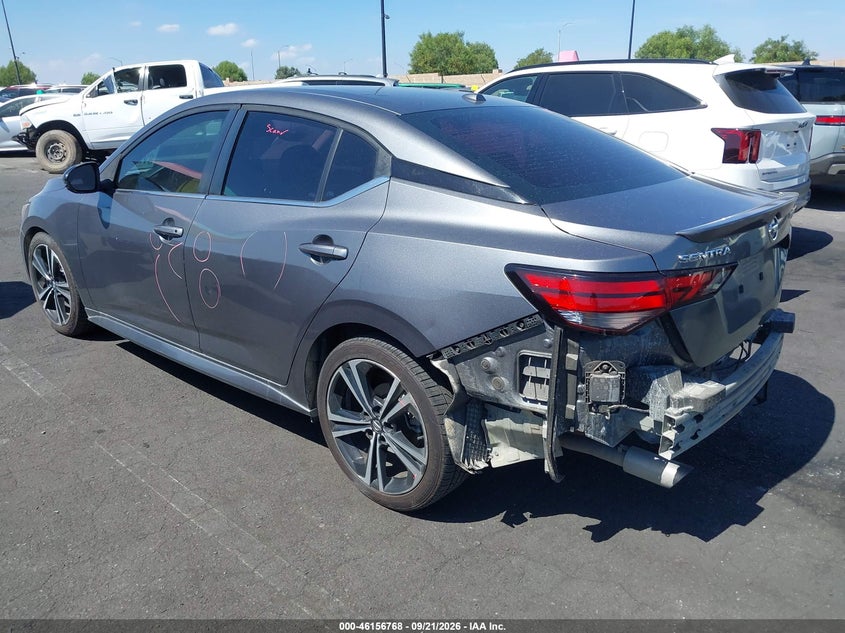 Vin: 3n1ab8dv2my251023, lot: 46656567, nissan sentra sr xtronic cvt 20213