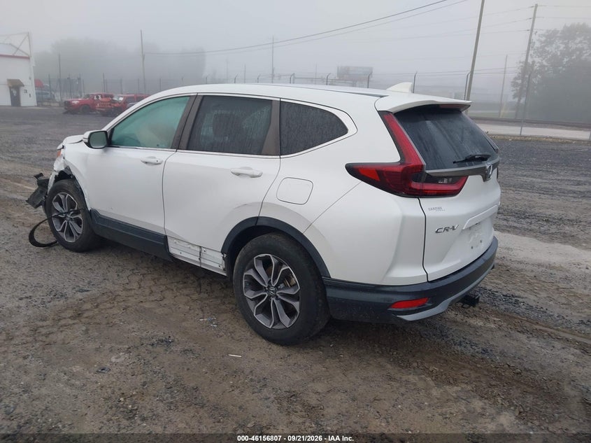 Vin: 5j6rw2h89nl000459, lot: 46656606, honda cr-v awd ex-l 20223