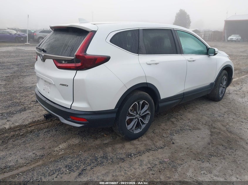 Vin: 5j6rw2h89nl000459, lot: 46656606, honda cr-v awd ex-l 20224