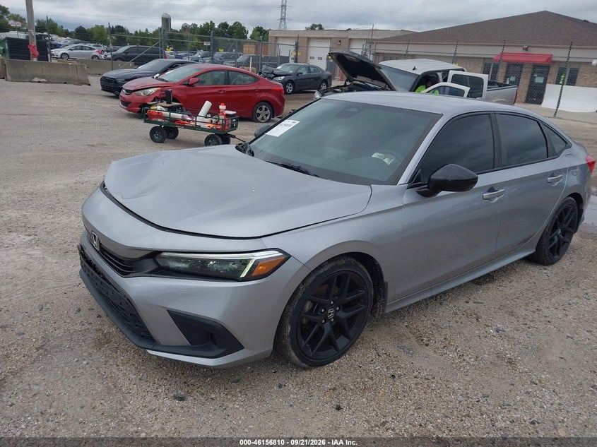 Vin: 2hgfe2f52nh568068, lot: 46656609, honda civic sport 20222