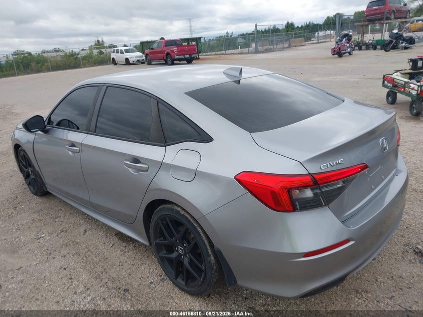 Vin: 2hgfe2f52nh568068, lot: 46656609, honda civic sport 20223
