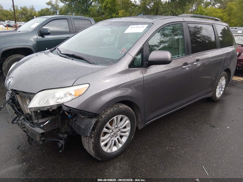 Vin: 5tdyk3dc5es500503, lot: 46656628, toyota sienna xle v6 8 passenger 20142