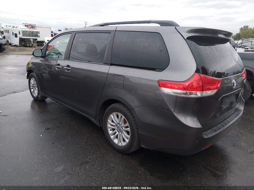Vin: 5tdyk3dc5es500503, lot: 46656628, toyota sienna xle v6 8 passenger 20143