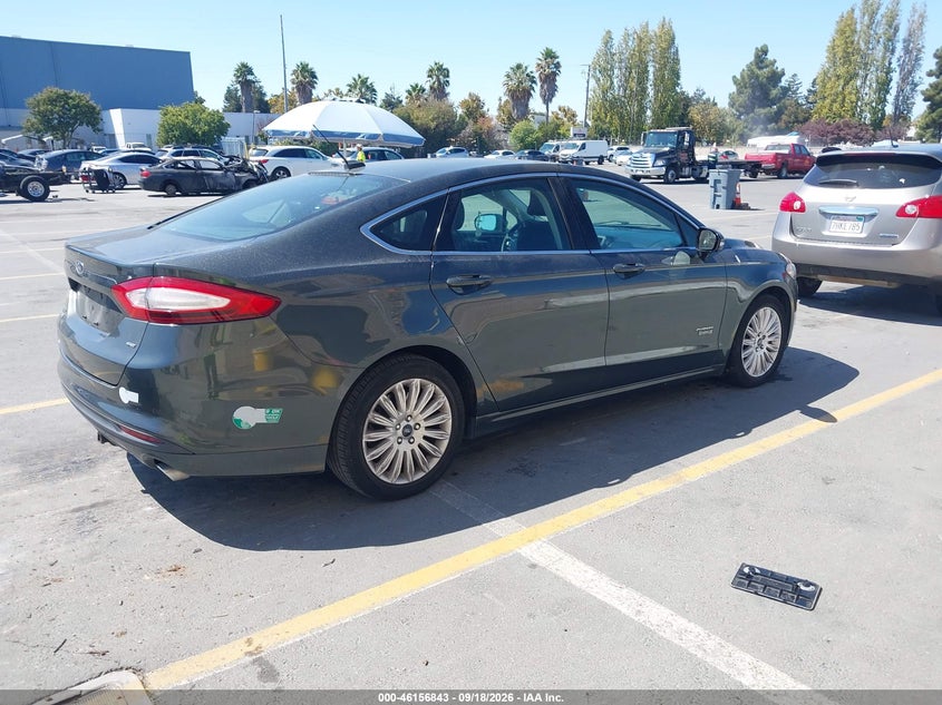 Vin: 3fa6p0pu4gr134654, lot: 46656642, ford fusion energi se luxury 20164