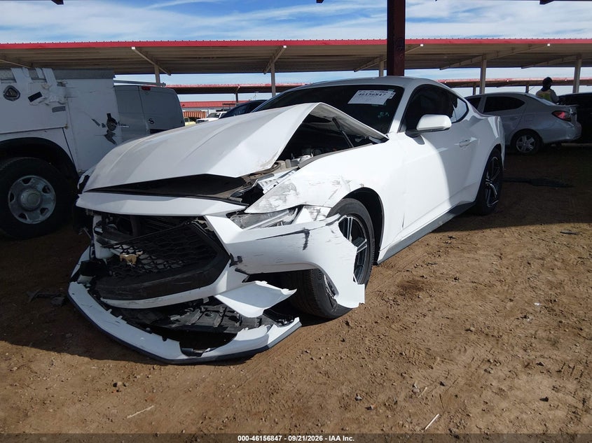 Vin: 1fa6p8th3r5111248, lot: 46656646, ford mustang ecoboost fastback 20242