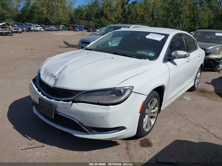 Vin: 1c3cccab5gn170846, lot: 46656668, chrysler 200 limited 20162