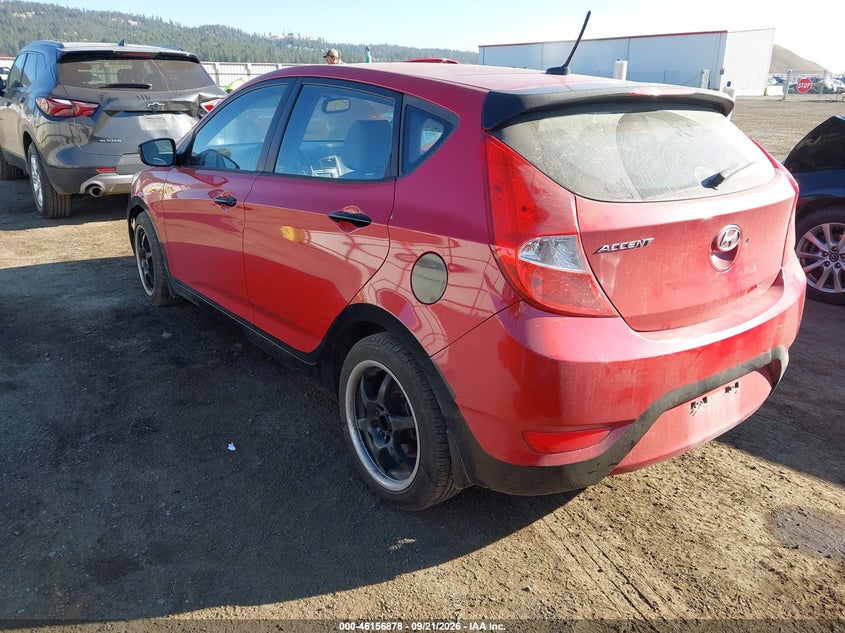 Vin: kmhcu5ae1du129593, lot: 46656677, hyundai accent se 20133