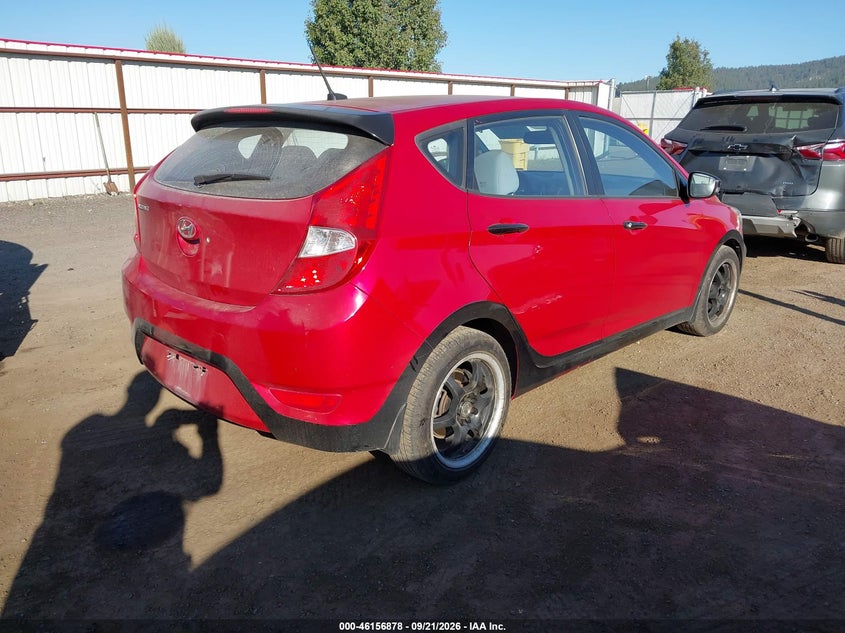 Vin: kmhcu5ae1du129593, lot: 46656677, hyundai accent se 20134