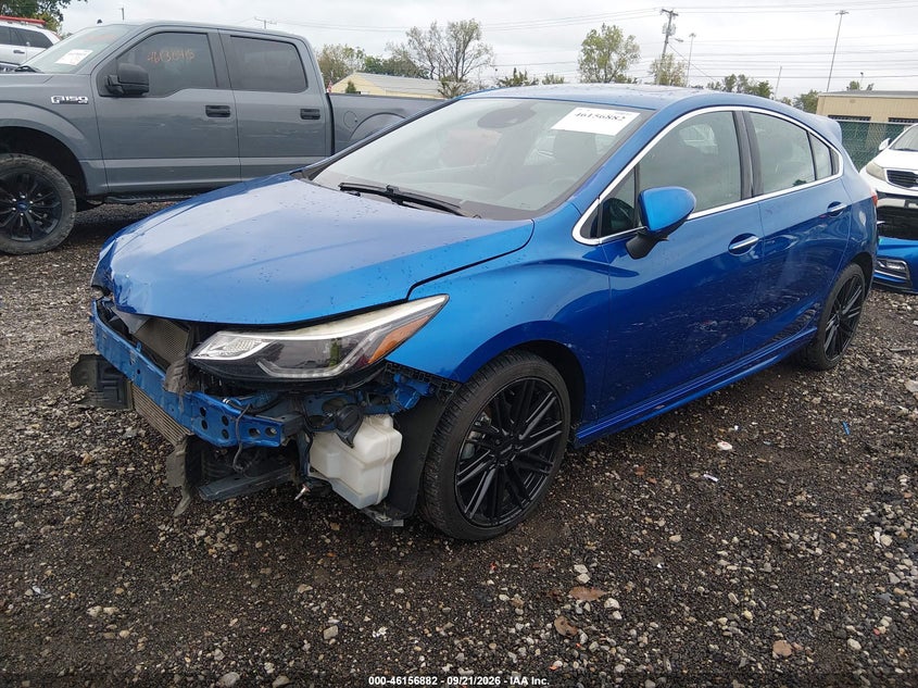 Vin: 3g1bf6sm6hs506813, lot: 46656682, chevrolet cruze premier auto 20172