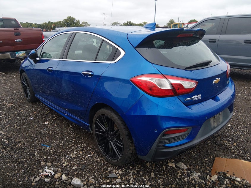 Vin: 3g1bf6sm6hs506813, lot: 46656682, chevrolet cruze premier auto 20173