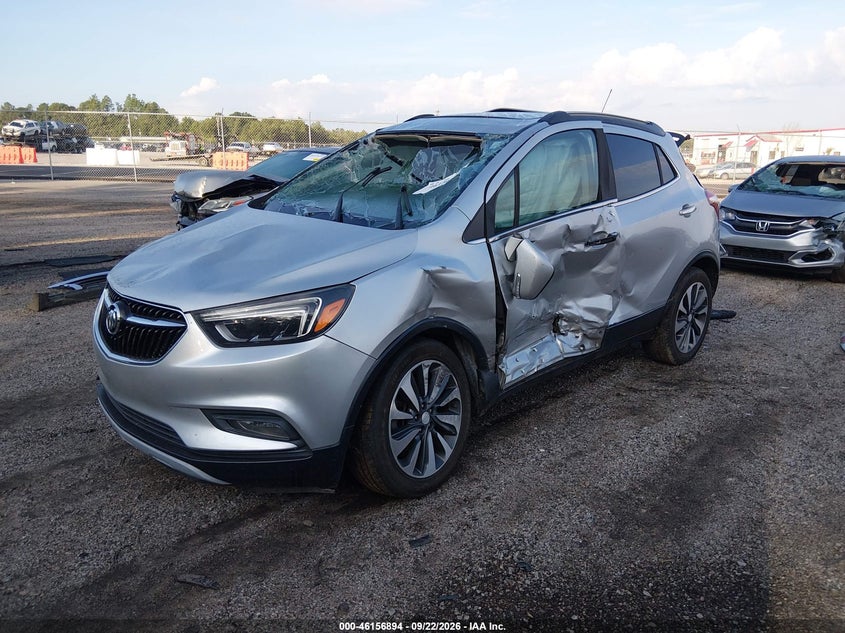 Vin: kl4cjcsm2kb770939, lot: 46656693, buick encore fwd essence 20192