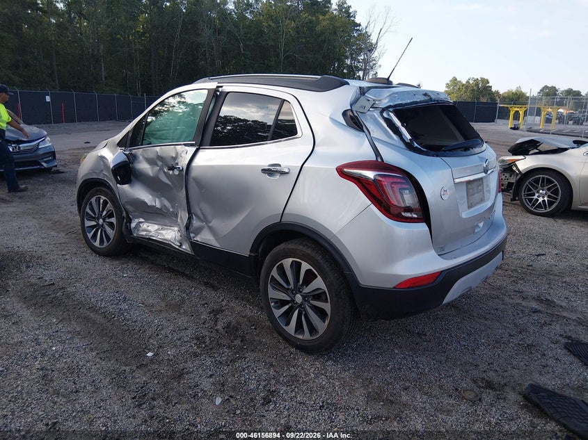 Vin: kl4cjcsm2kb770939, lot: 46656693, buick encore fwd essence 20193