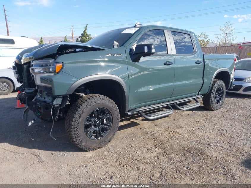 Vin: 3gcukhe84tg273287, lot: 46656723, chevrolet silverado 1500 4wd  short bed zr2 20262