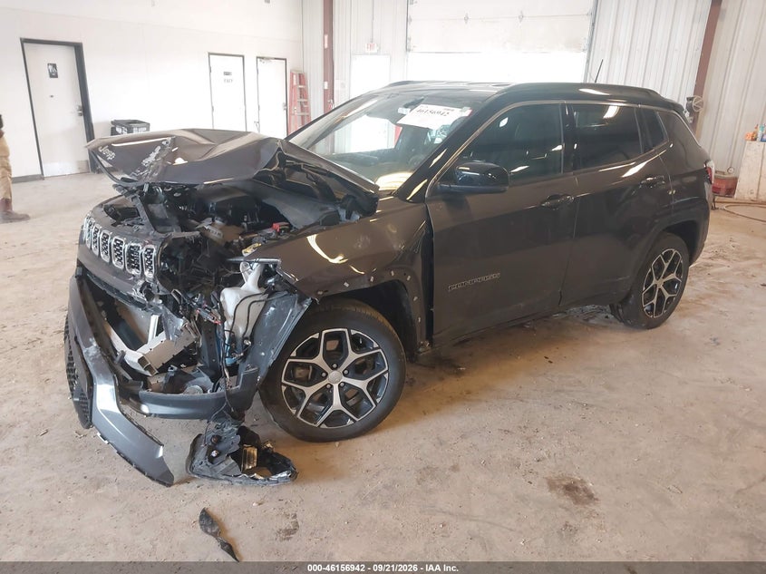 Vin: 3c4njdcn9rt126097, lot: 46656741, jeep compass limited 4x4 20242