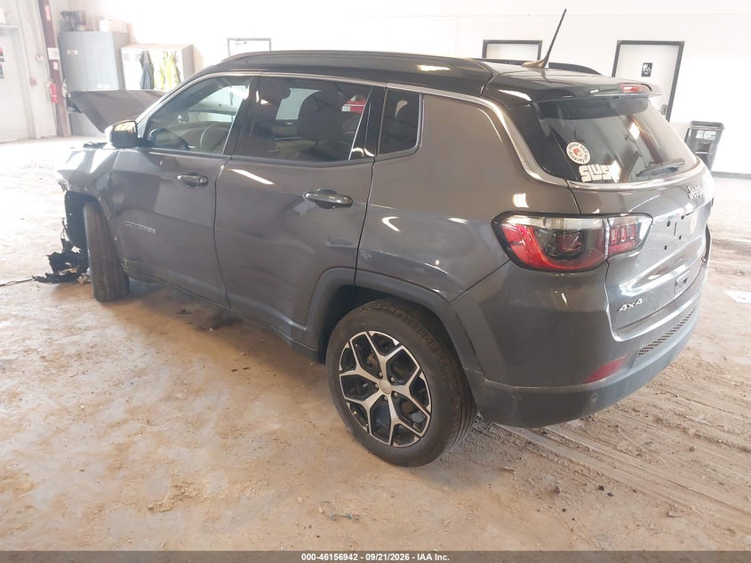 Vin: 3c4njdcn9rt126097, lot: 46656741, jeep compass limited 4x4 20243