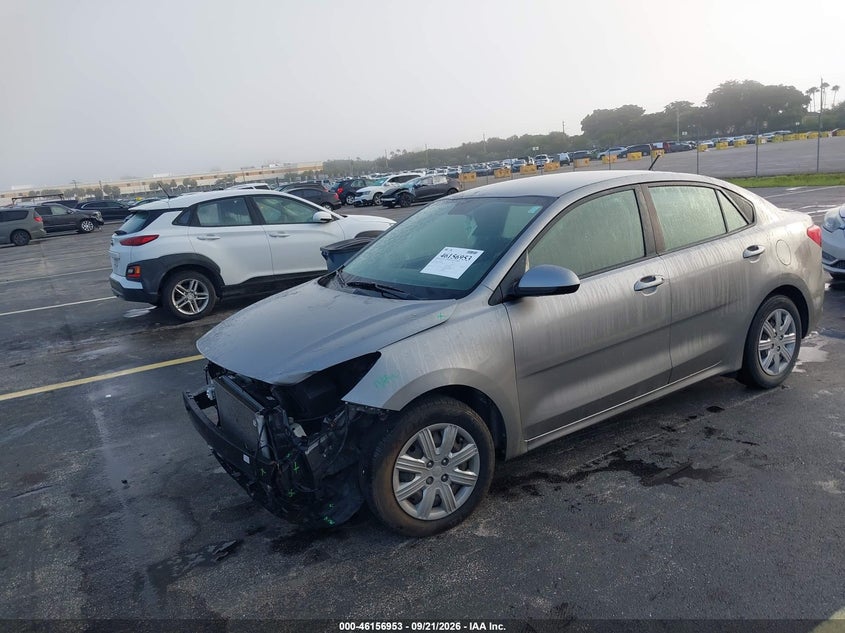 Vin: 3kpa24ad3ne450652, lot: 46656752, kia rio s 20222