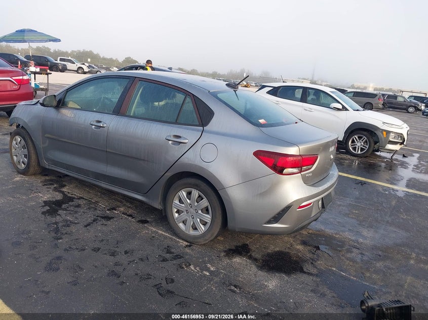 Vin: 3kpa24ad3ne450652, lot: 46656752, kia rio s 20223