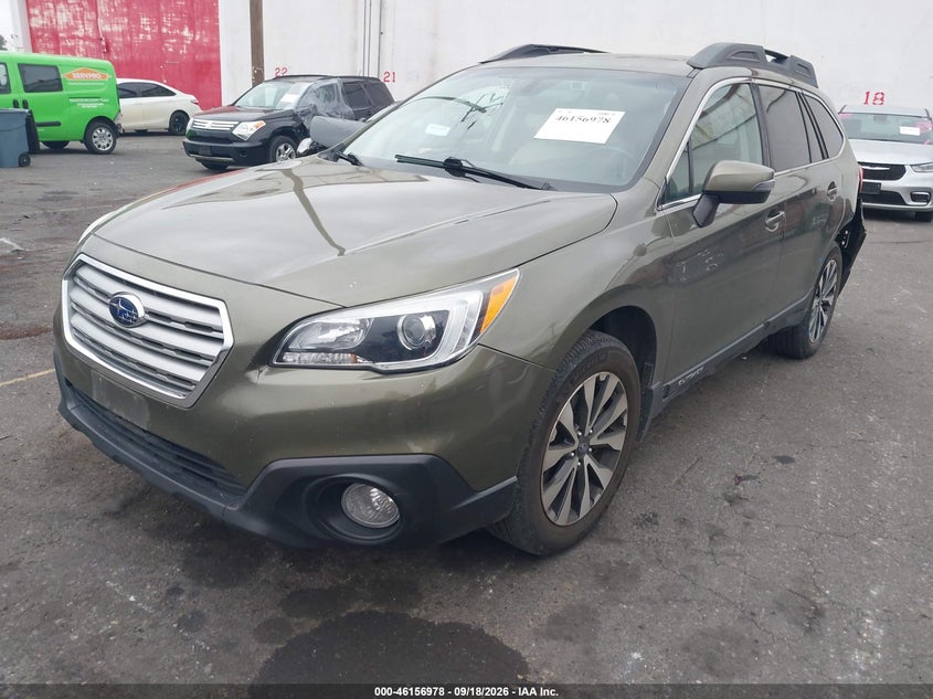 Vin: 4s4bsanc4h3397228, lot: 46656777, subaru outback 2.5i limited 20172