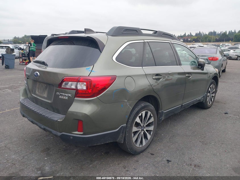 Vin: 4s4bsanc4h3397228, lot: 46656777, subaru outback 2.5i limited 20174