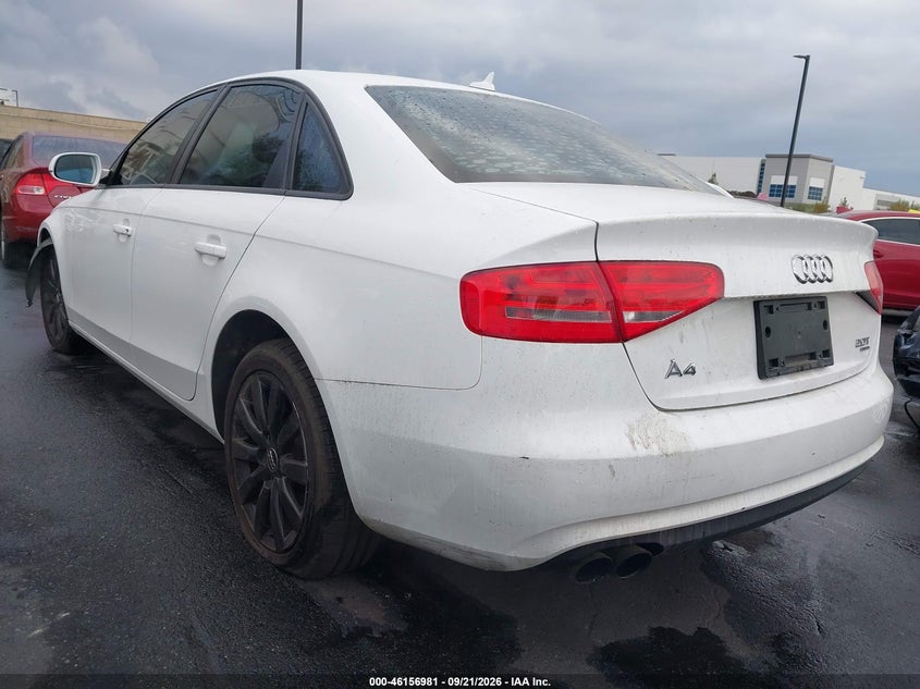 Vin: waubfafl3en009488, lot: 46656780, audi a4 2.0t premium 20143