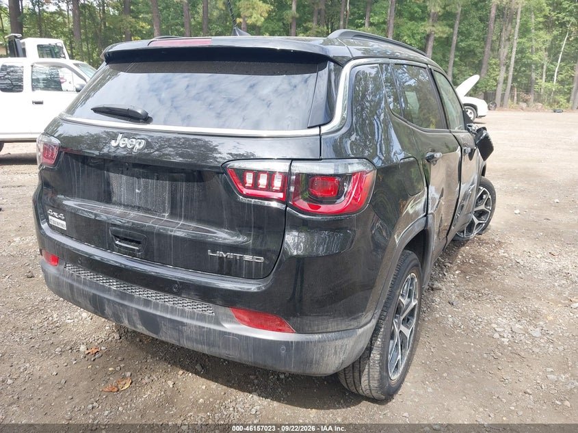 Vin: 3c4njdcn5st577243, lot: 46656822, jeep compass limited 4x4 20254