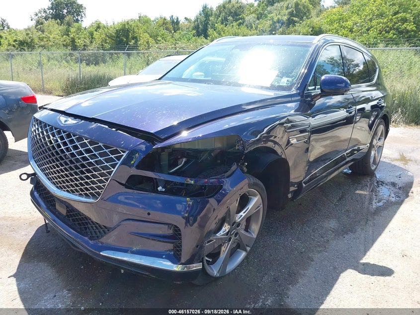 Vin: kmuhbdsb2ru162301, lot: 46656825, genesis gv80 2.5t awd 20242