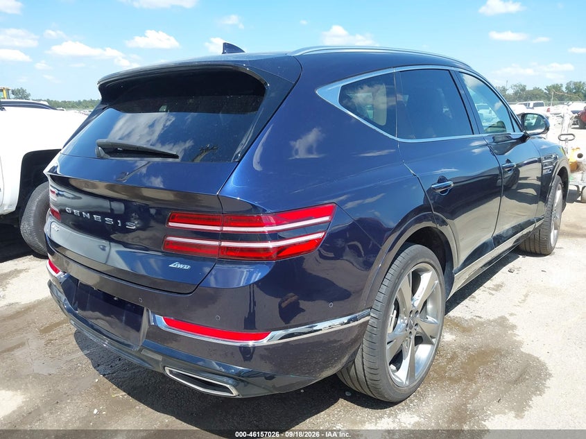 Vin: kmuhbdsb2ru162301, lot: 46656825, genesis gv80 2.5t awd 20244