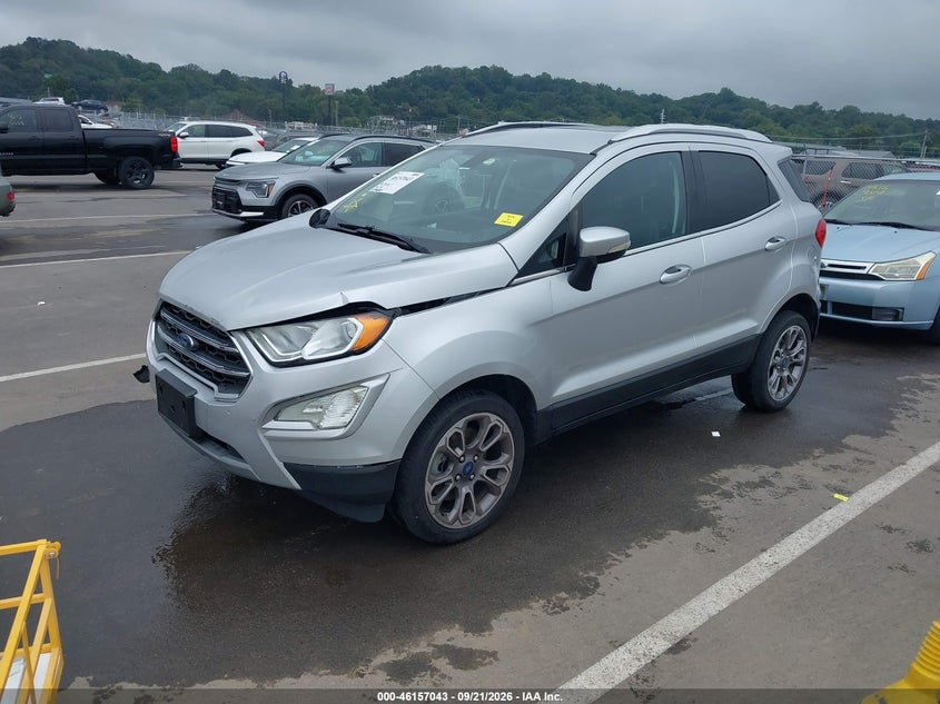 Vin: maj6s3kl0lc362836, lot: 46656842, ford ecosport titanium 20202