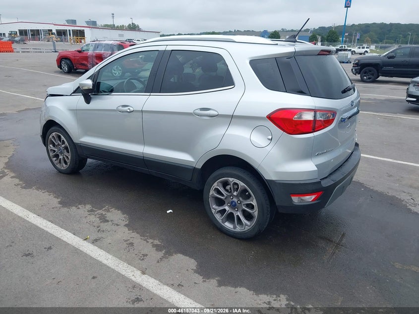 Vin: maj6s3kl0lc362836, lot: 46656842, ford ecosport titanium 20203