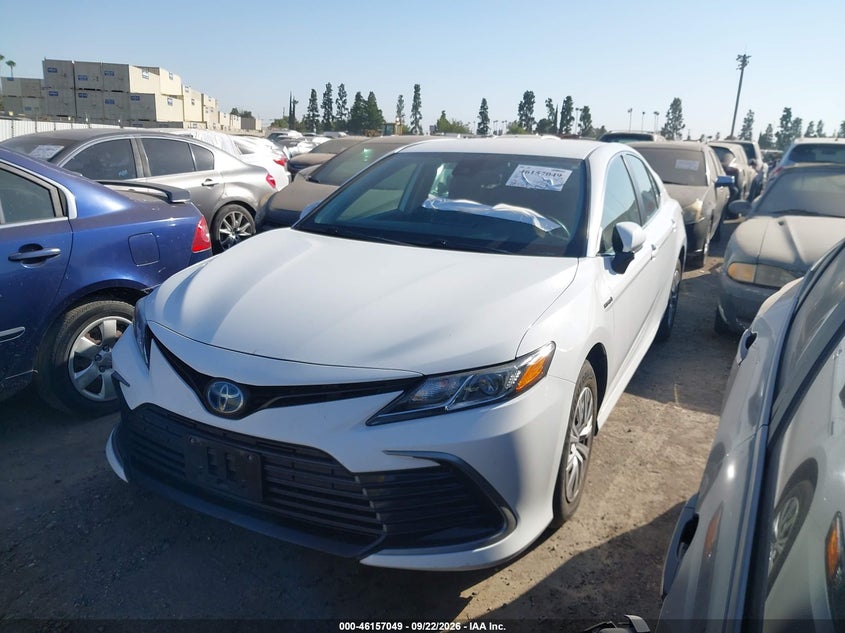 Vin: 4t1c31ak0mu567071, lot: 46656847, toyota camry hybrid le 20212