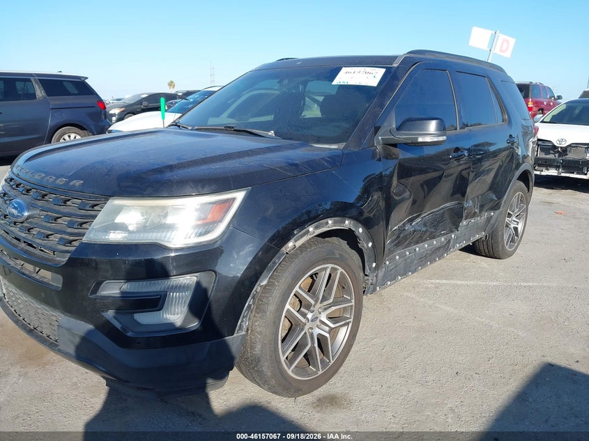 Vin: 1fm5k8gt3ggc12905, lot: 46656866, ford explorer sport 20162
