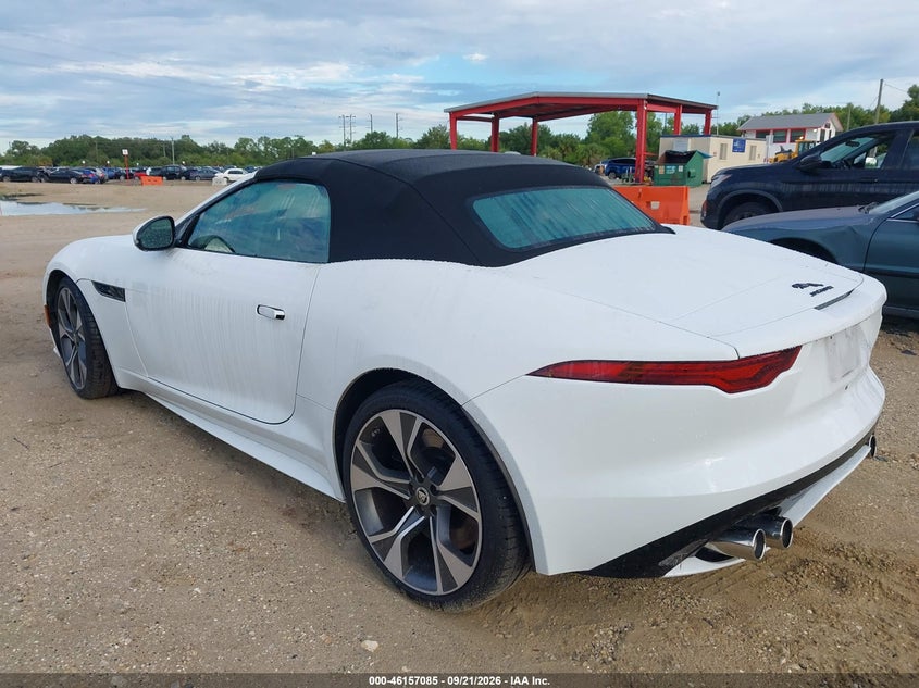 Vin: sajdf5ee3rck84321, lot: 46656885, jaguar f-type p450 r-dynamic rwd automatic 20243